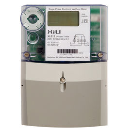 PC Energy Secure Energy Meter Satu Fasa, kilowatt hour meter dengan tata letak BS / DIN